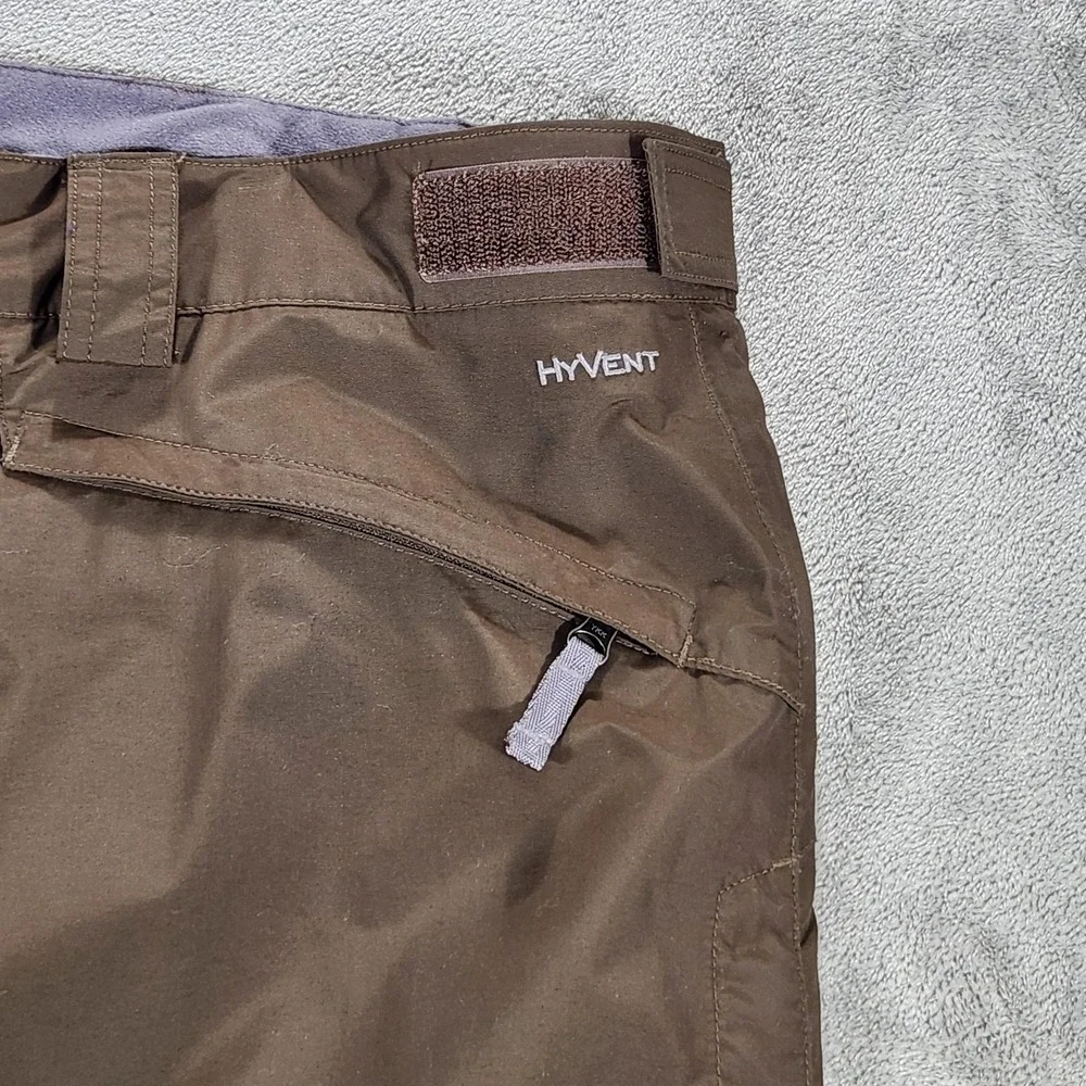 The‎ North Face Pants Mens XL Brown HyVent Insulated Snow Ski Waterproof Winter